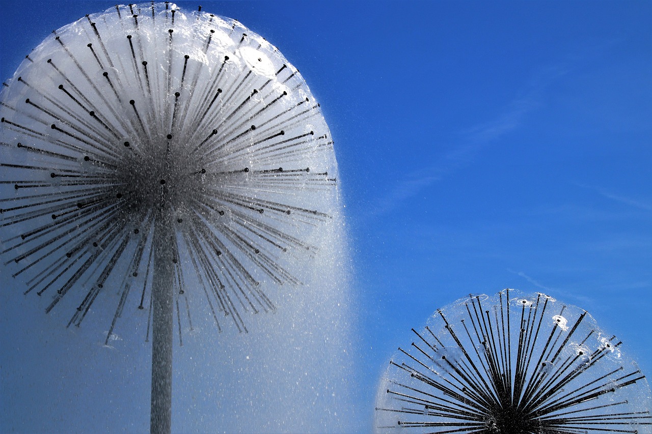 blue sky, gargoyle, fountain-3692063.jpg