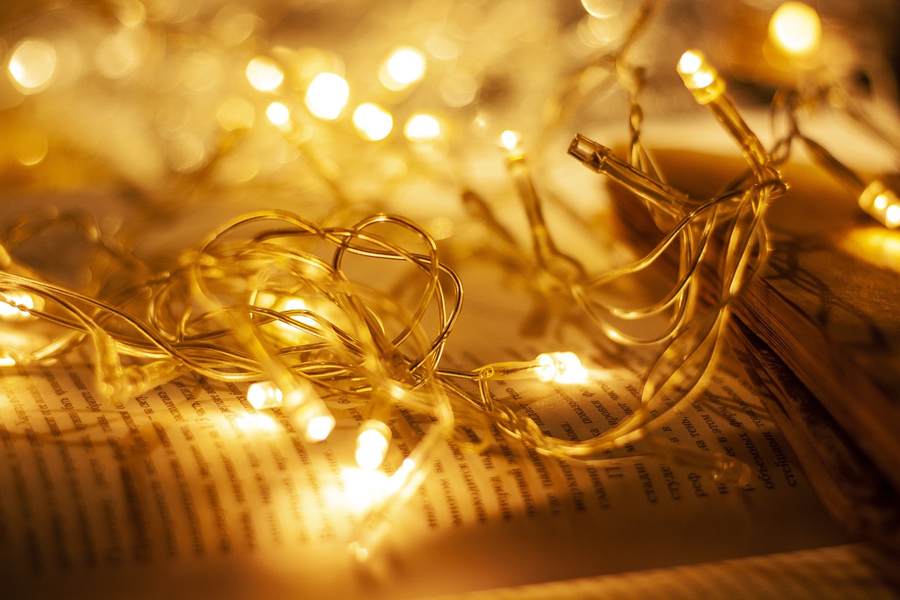 fairy lights, book, cozy-6611595.jpg