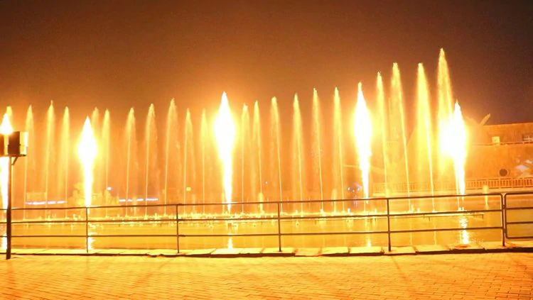 fire lake fountain
